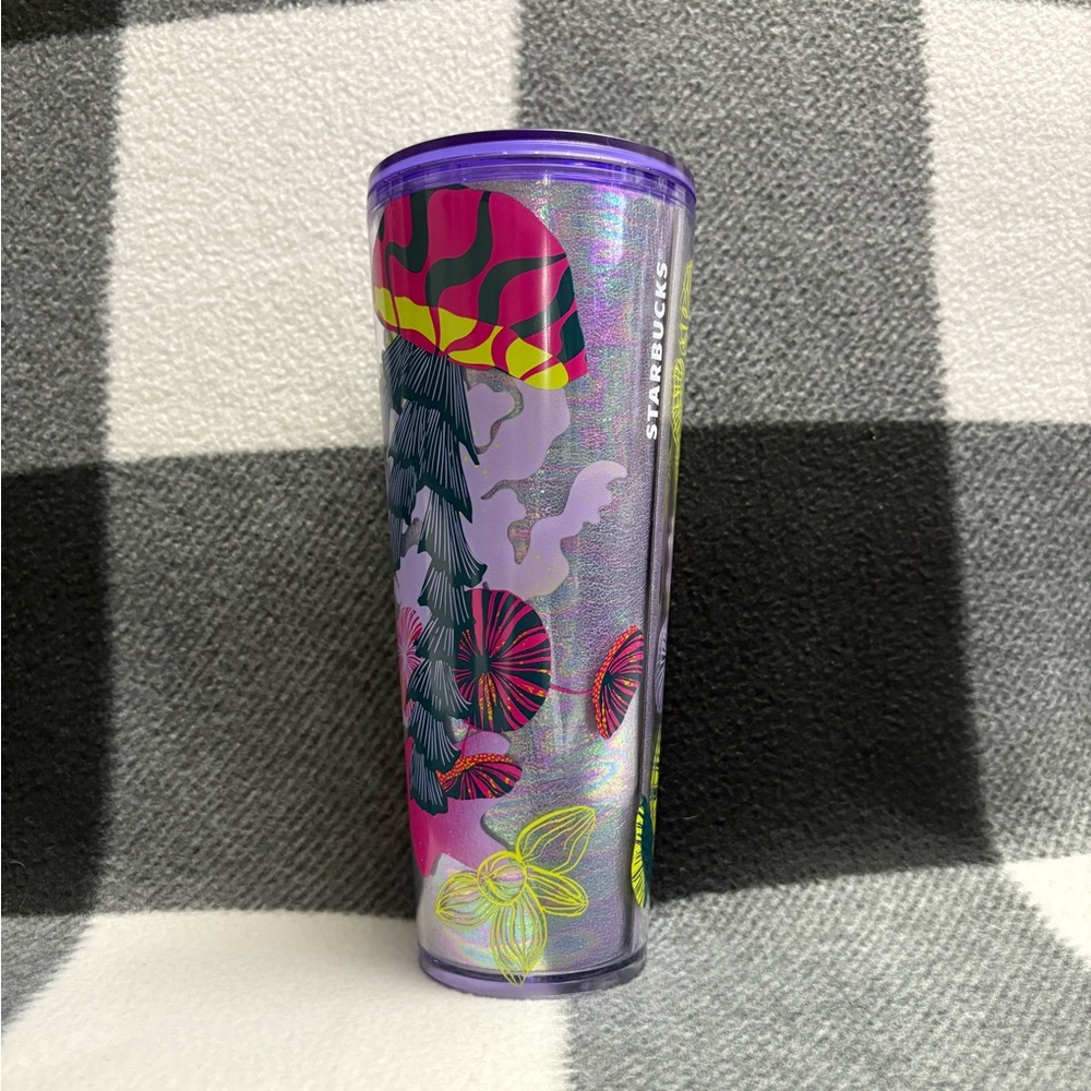 Starbucks Fall 2023 Lilac Jellyfish & Parasols Venti Cup